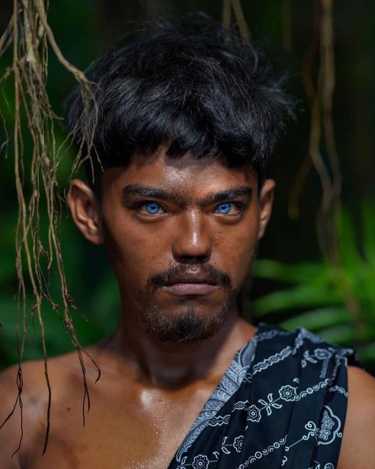 The Buton Tribe Also Known As The Blue Eye Tribe Of Indonesia