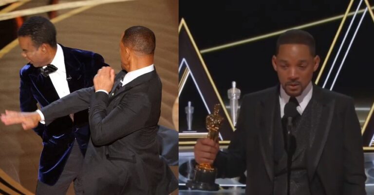 Will Smith slaps Chris Rock