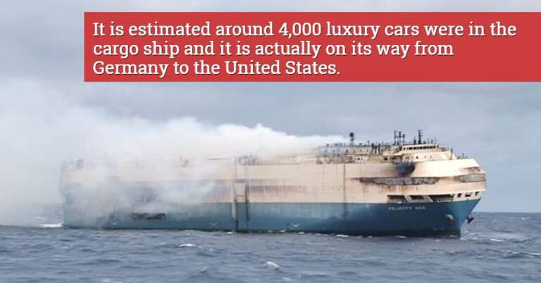 cargo ship sunk