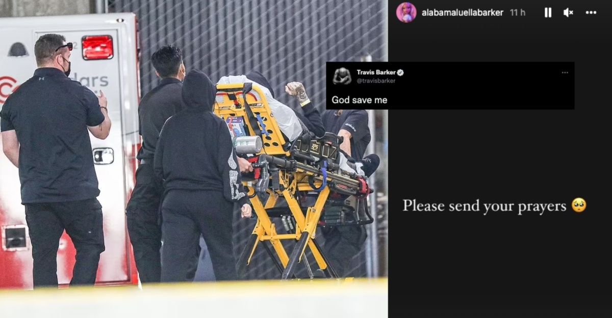 Travis Barker hospitalized