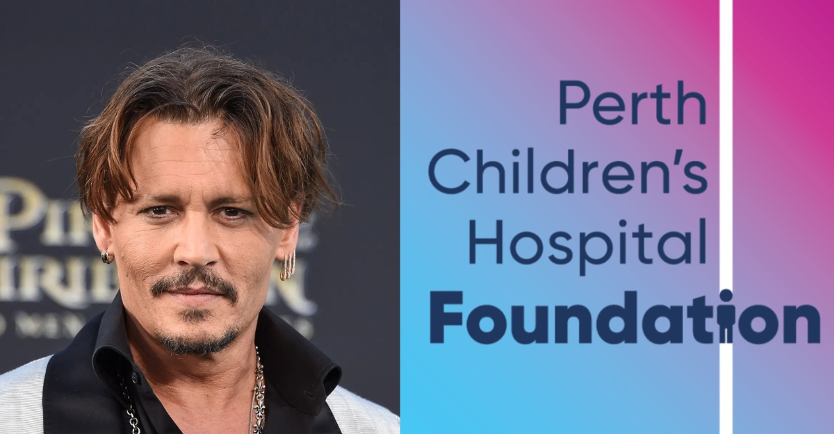 Johnny Depp donating