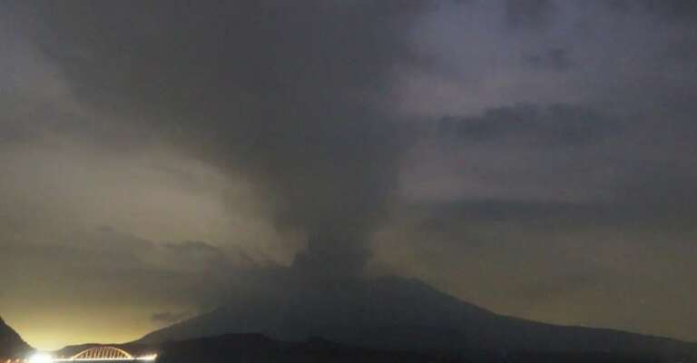 Evacuations after volcano erupts