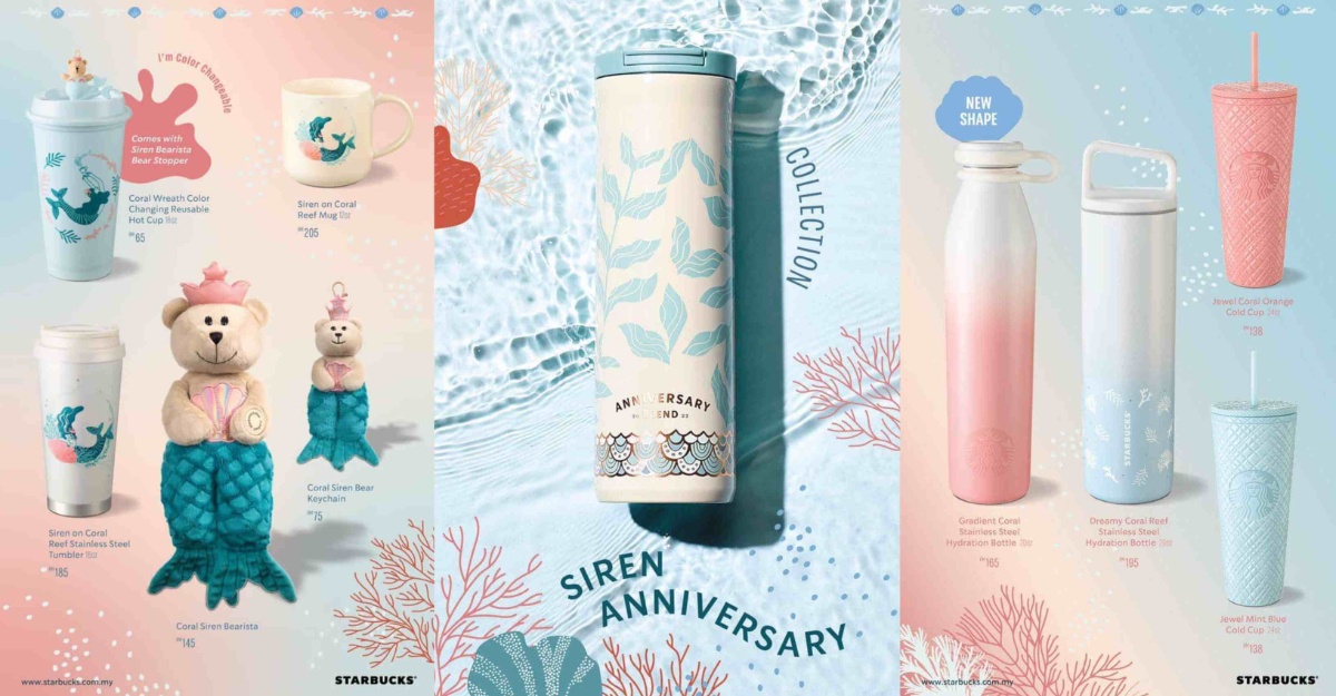 Starbucks Has A New Siren Anniversary 2023 Collection