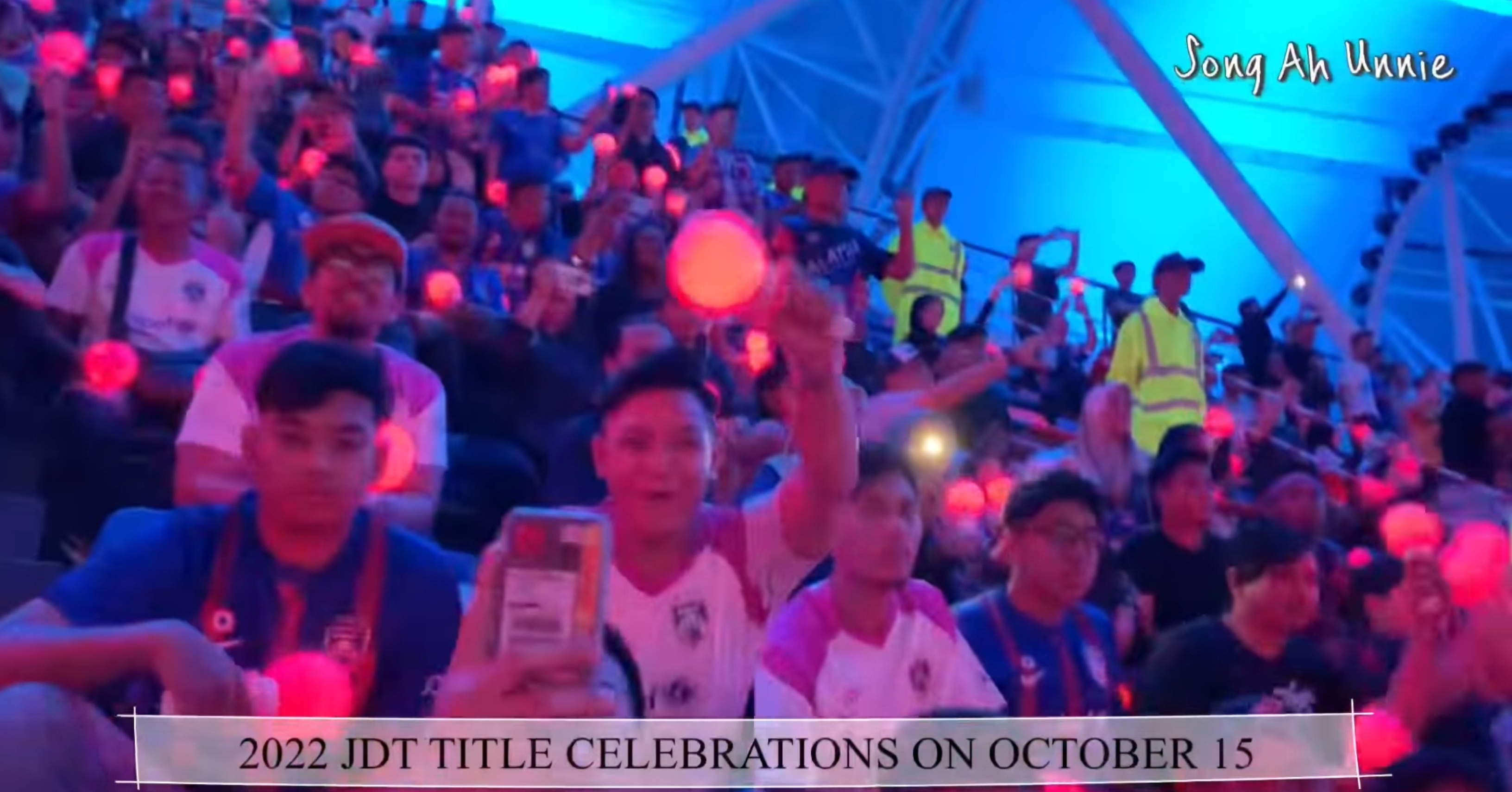 JDT FC (Johor Darul Ta'zim Football Club) won the Malaysian Super League trophy last October 15th. One of the Malaysian football teams with