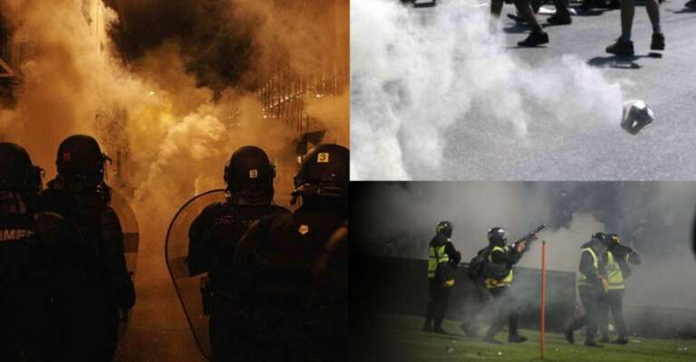 tear gas