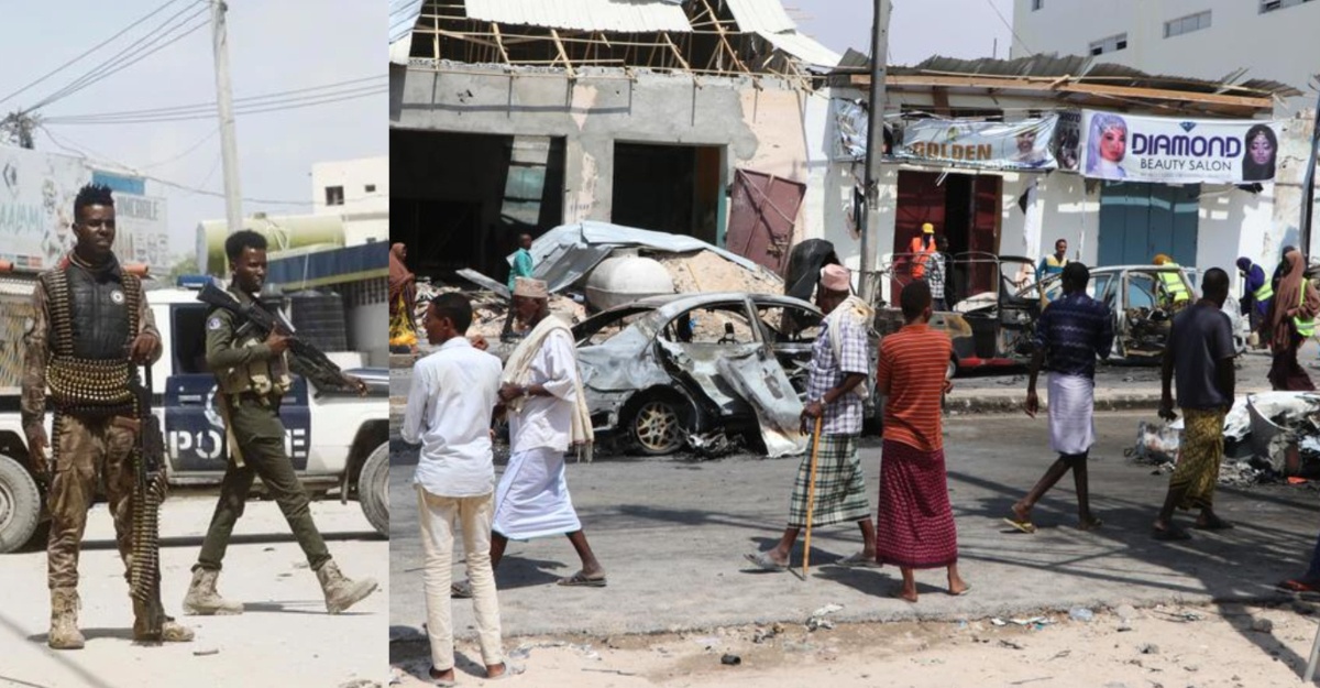 Central Somalia car bombings