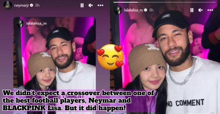 Neymar and BLACKPINK Lisa