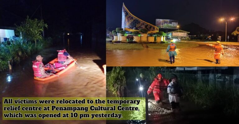 flood in Penampang