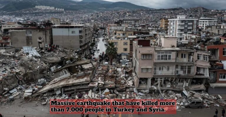 massive earthquake