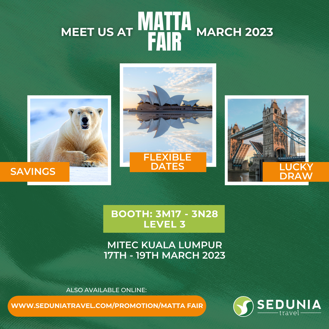 Travel The Dunia, Your Way With Sedunia Travel This Matta Fair