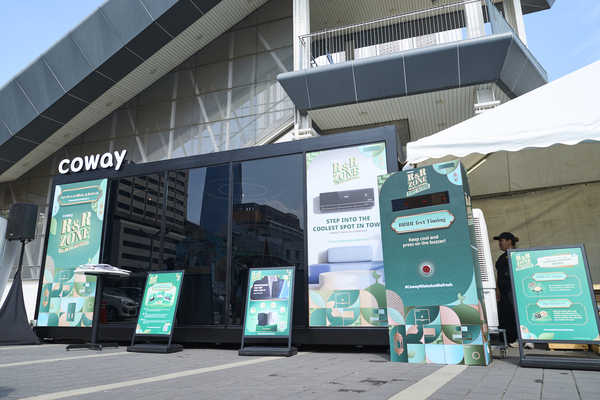 Coways RR Zone At Central Market Invites Visitors To Rileks Refresh While Experiencing The Coolest Spot In Town