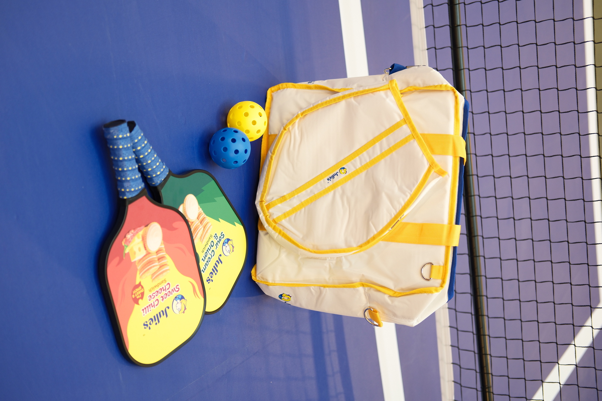 Limited-edition pickleball merchandises with purchase up for grabs, available only at the roadshow.