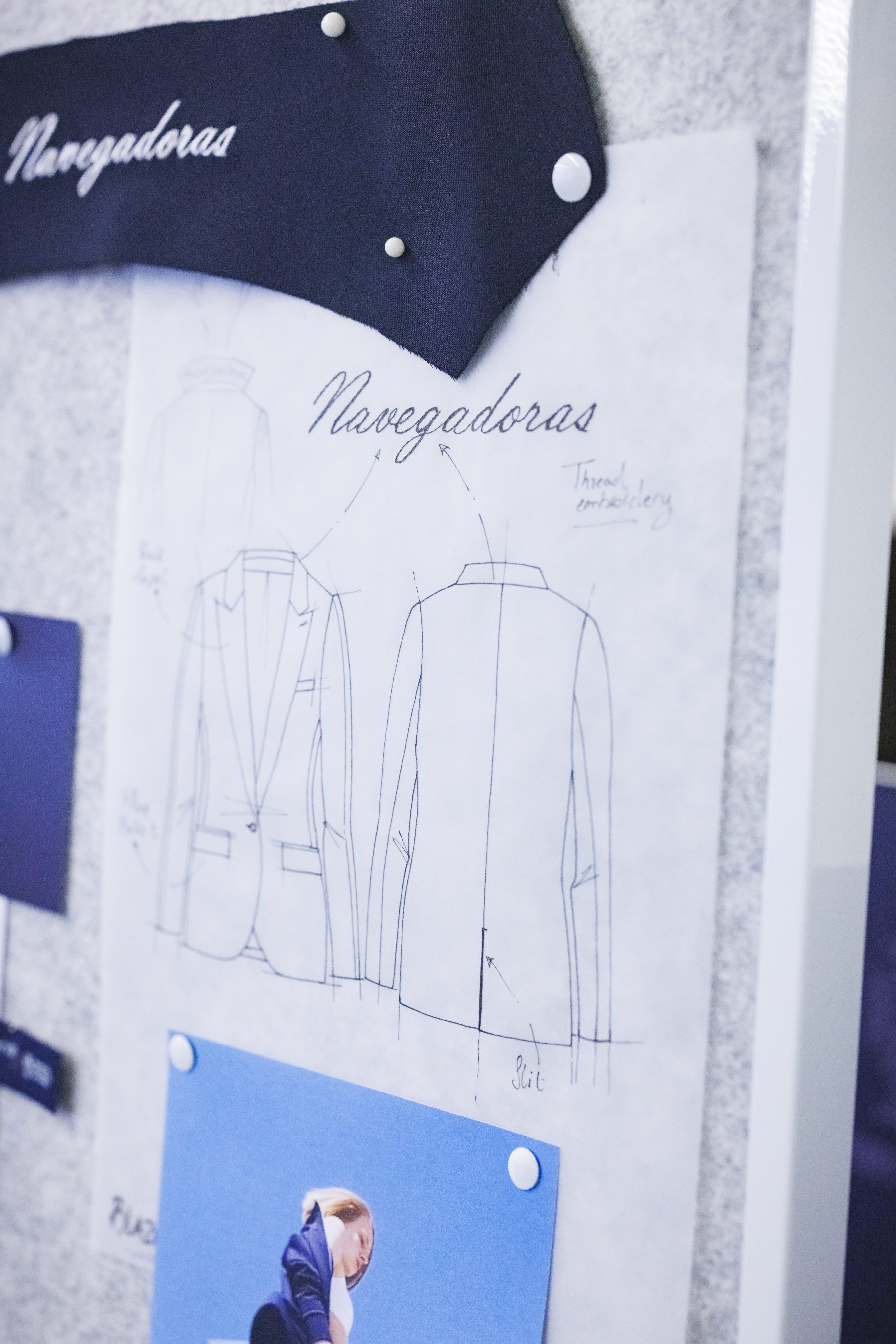 Sketches Of The Official Attire Designed For The ‘Navegadoras By Sacoor Brothers