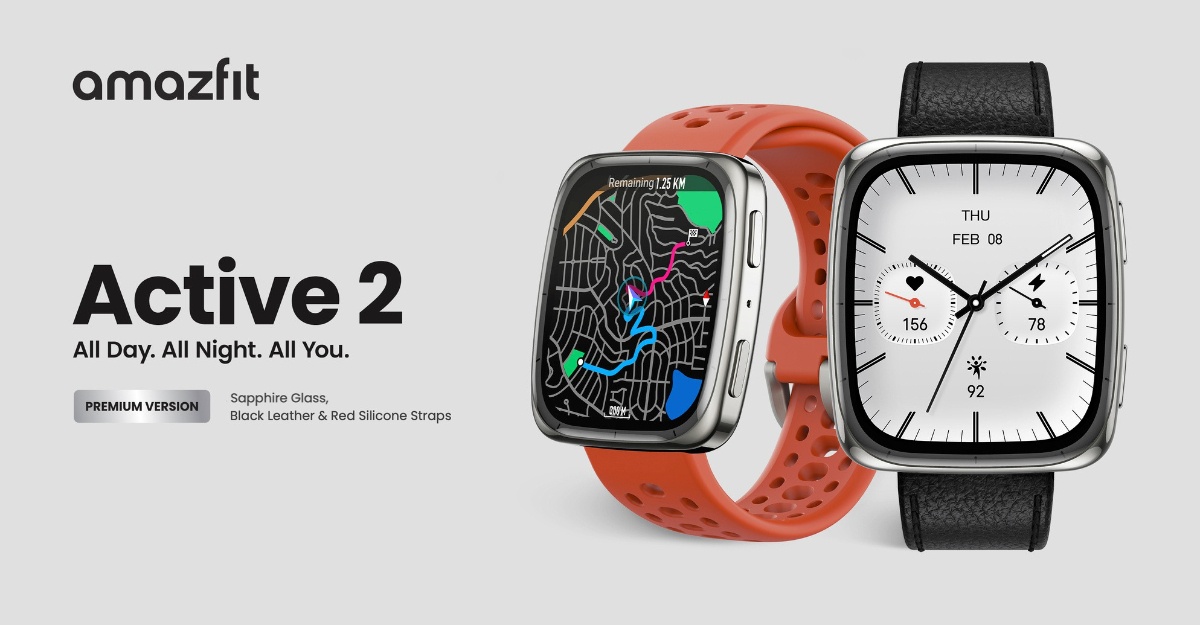 Amazfit Active 2 Premium Lands in Malaysia – Luxury Looks, Pro-Level Fitness and 10-Day Battery in One Smartwatch