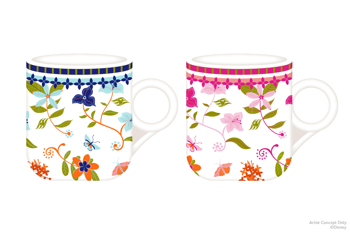 DCL Local Artist Series Danielle Tay Mug Set