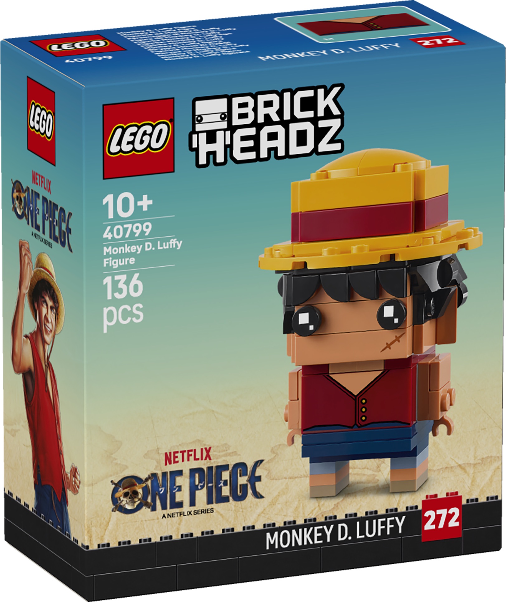 40799 LEGO® BrickHeadz™ Monkey D. Luffy Figure