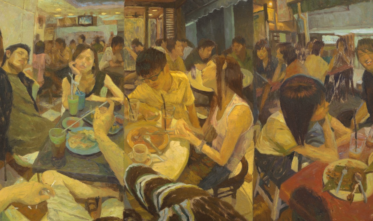 Color Study Of Im In Mamak Stall By Gan Chin Lee Large