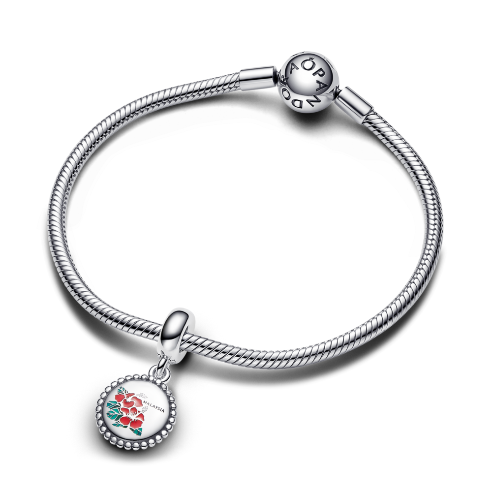 Malaysian Hibiscus Flower Charm 2