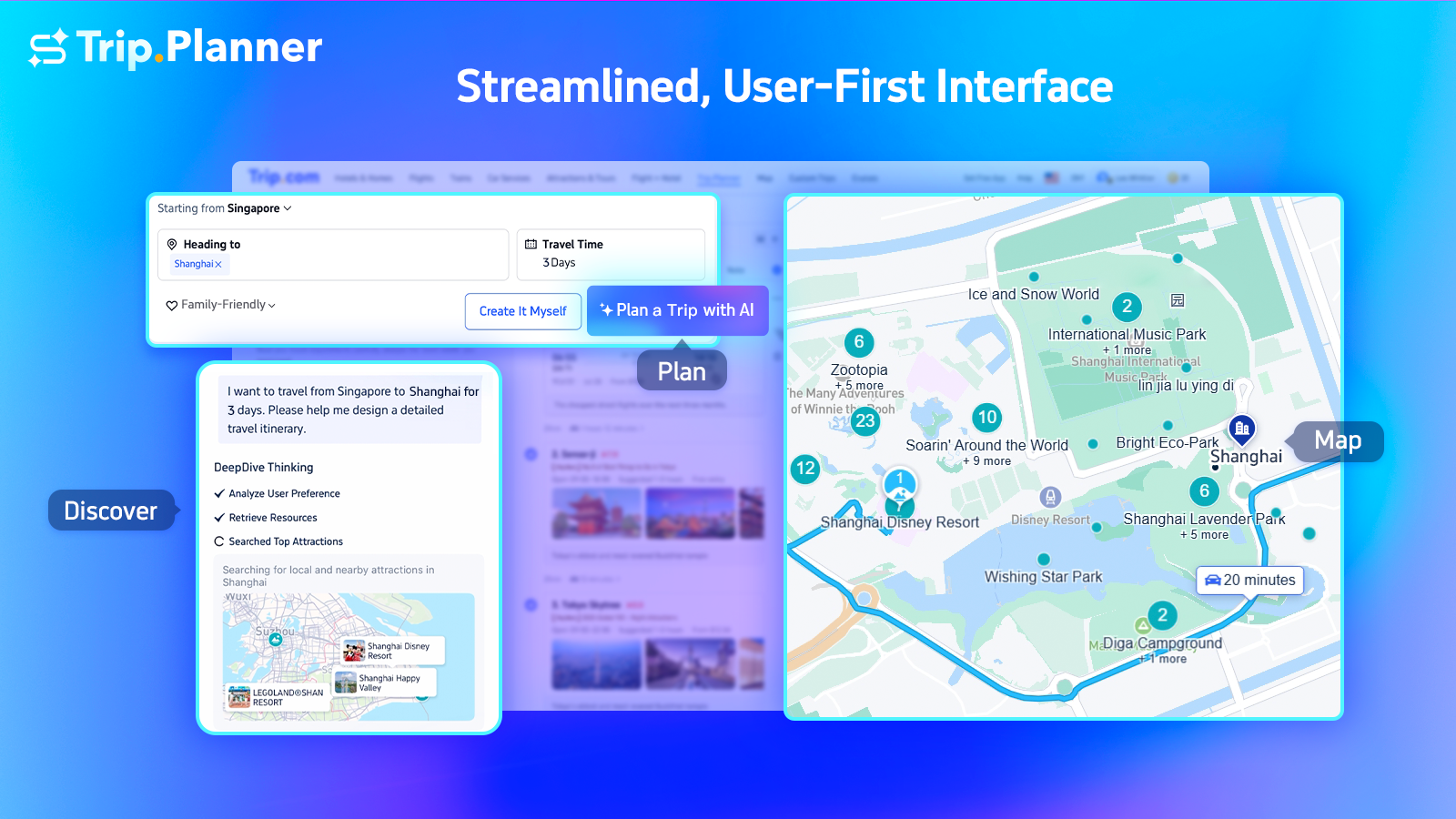 3 Streamlined User First Interface