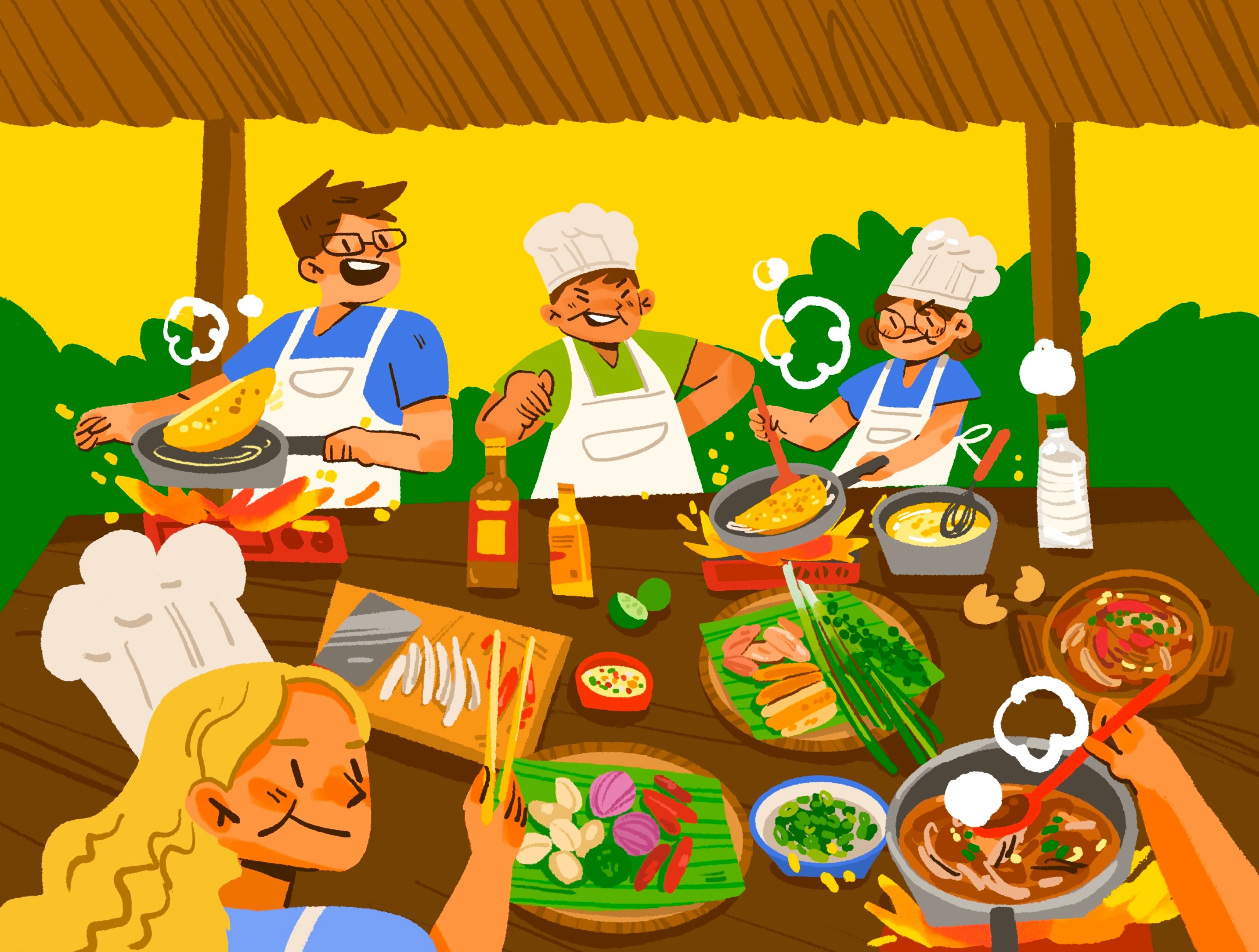 Riynn Cooking At The Pepper Plantation