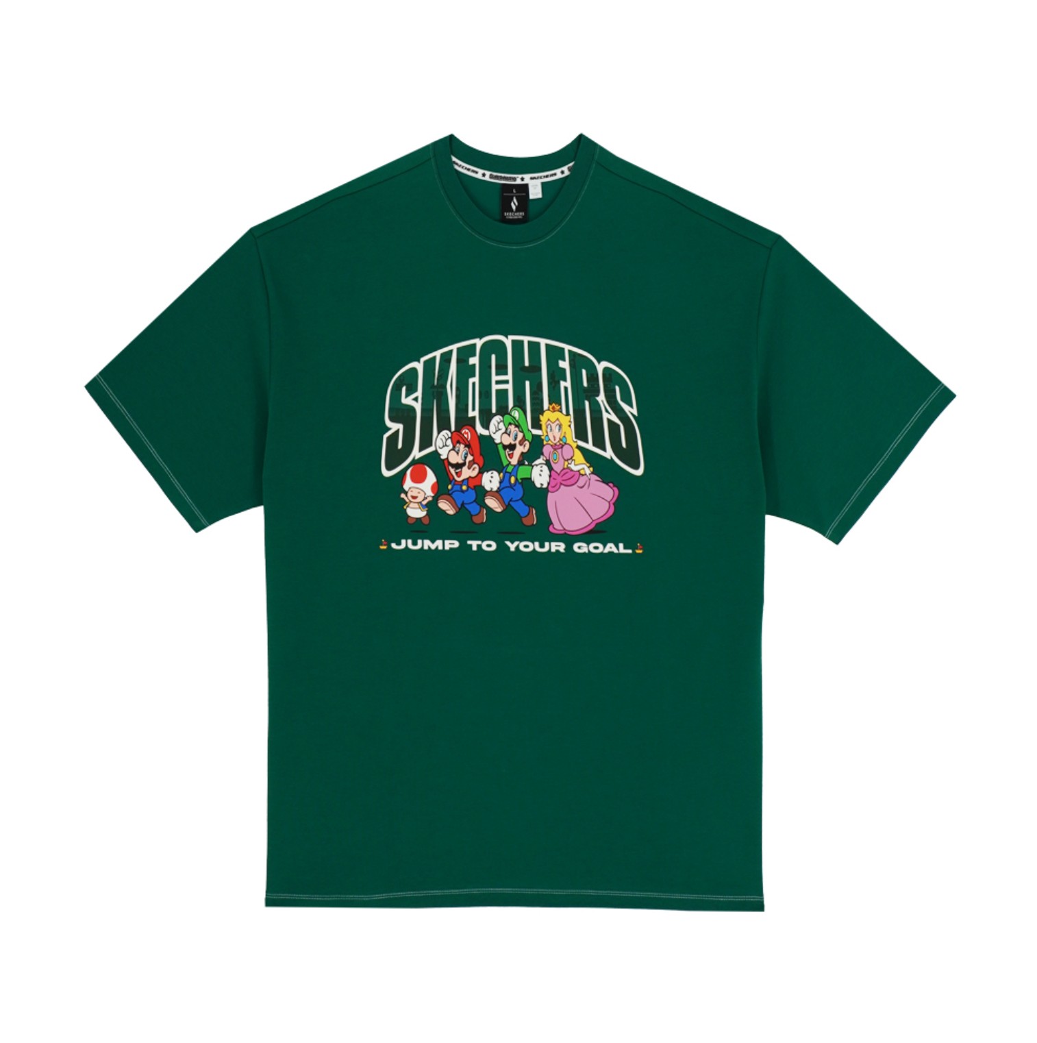 Unisex Knit Short Sleeve Tees Green Jacket 1