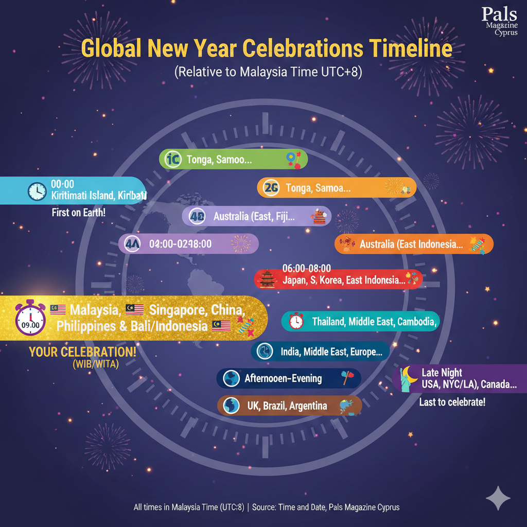 Kiribati First Country to Celebrate New Year