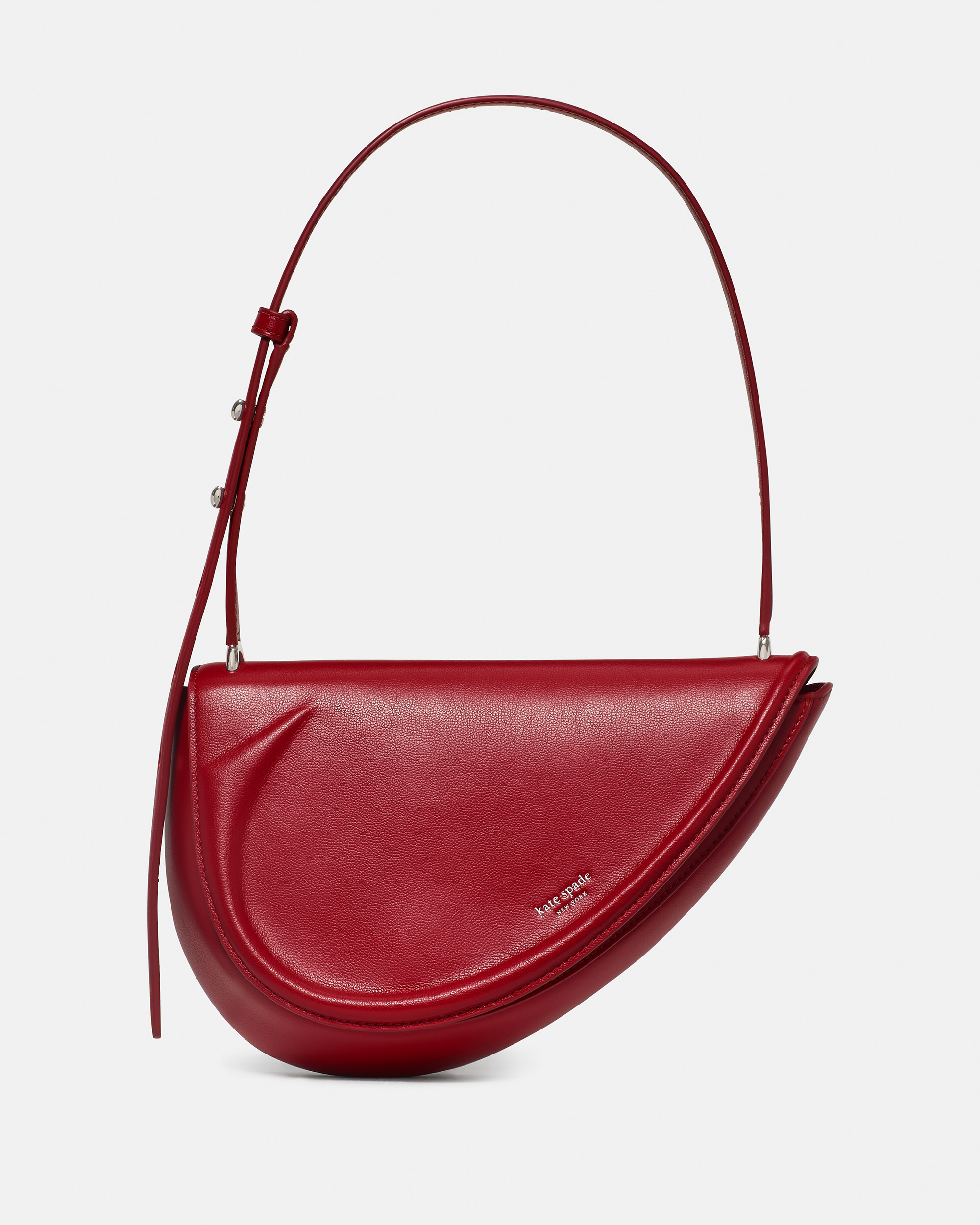 The Spade Shoulder Bag Dark Scarlet6