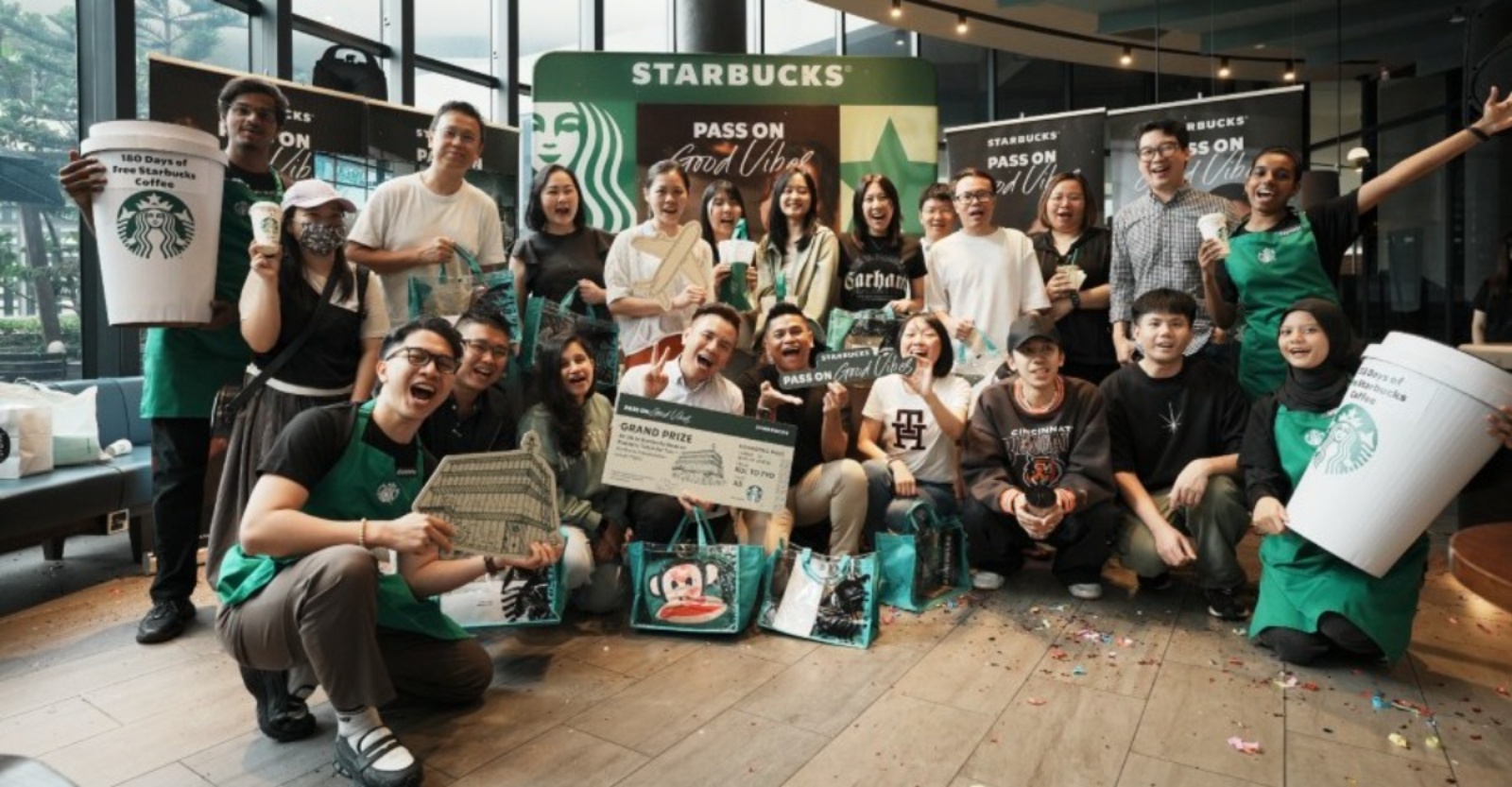 ‘Pass On Good Vibes’