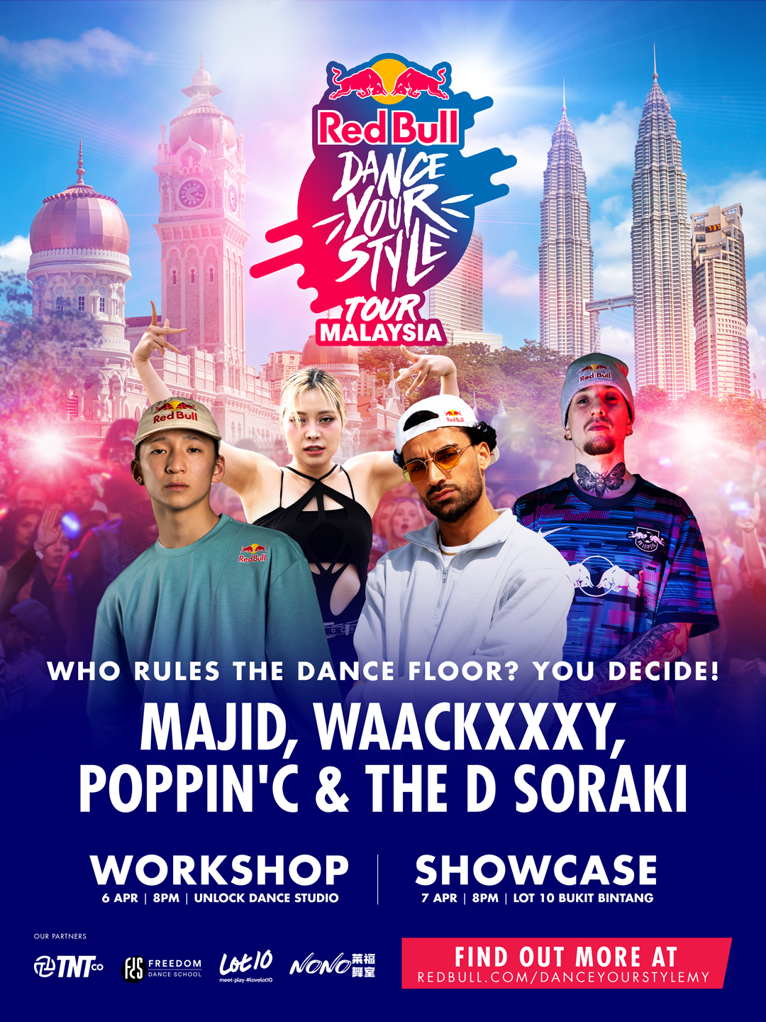 Red Bull Dance Your Style Workshop Showcase Poster
