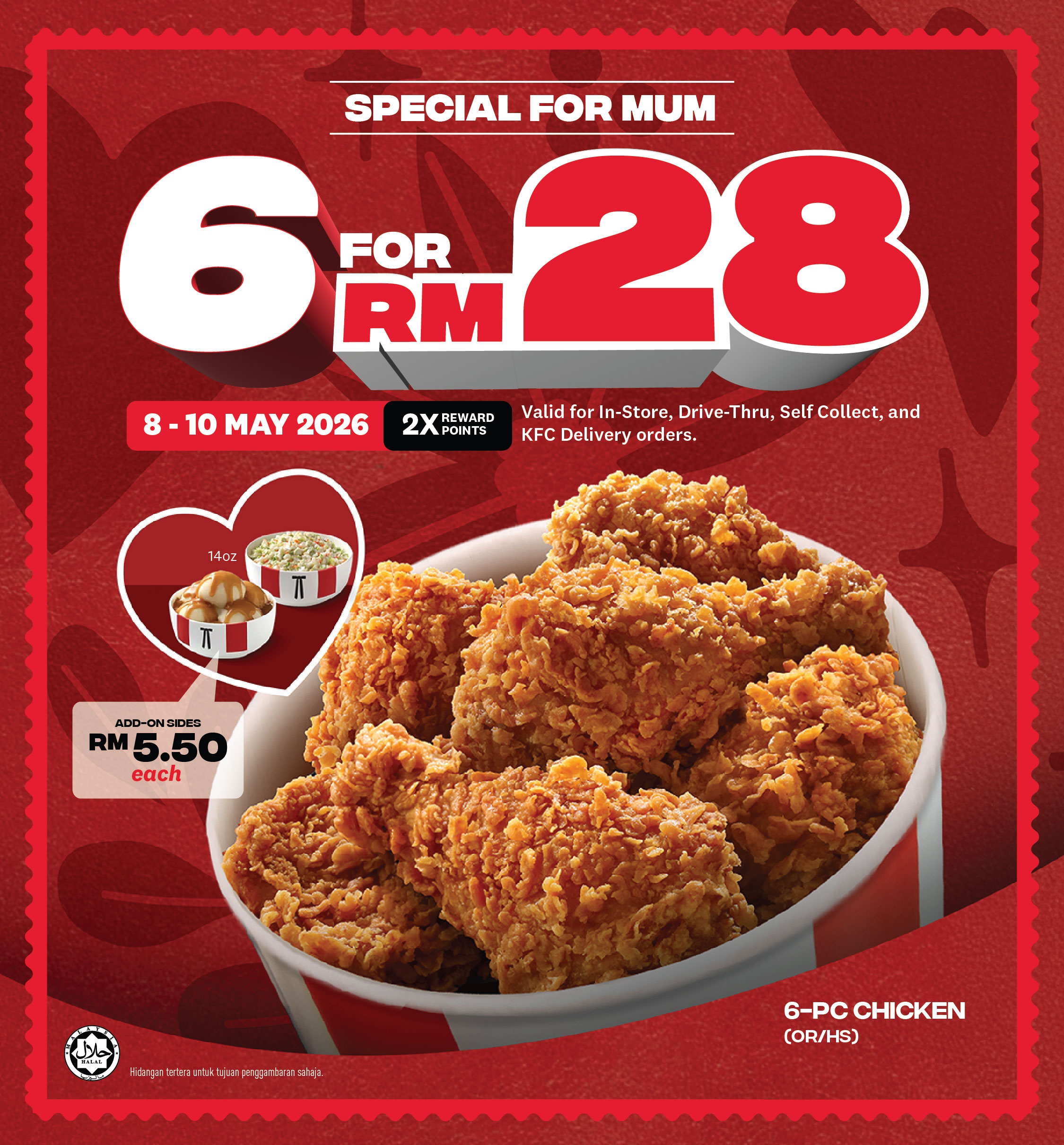 6pcs Chicken