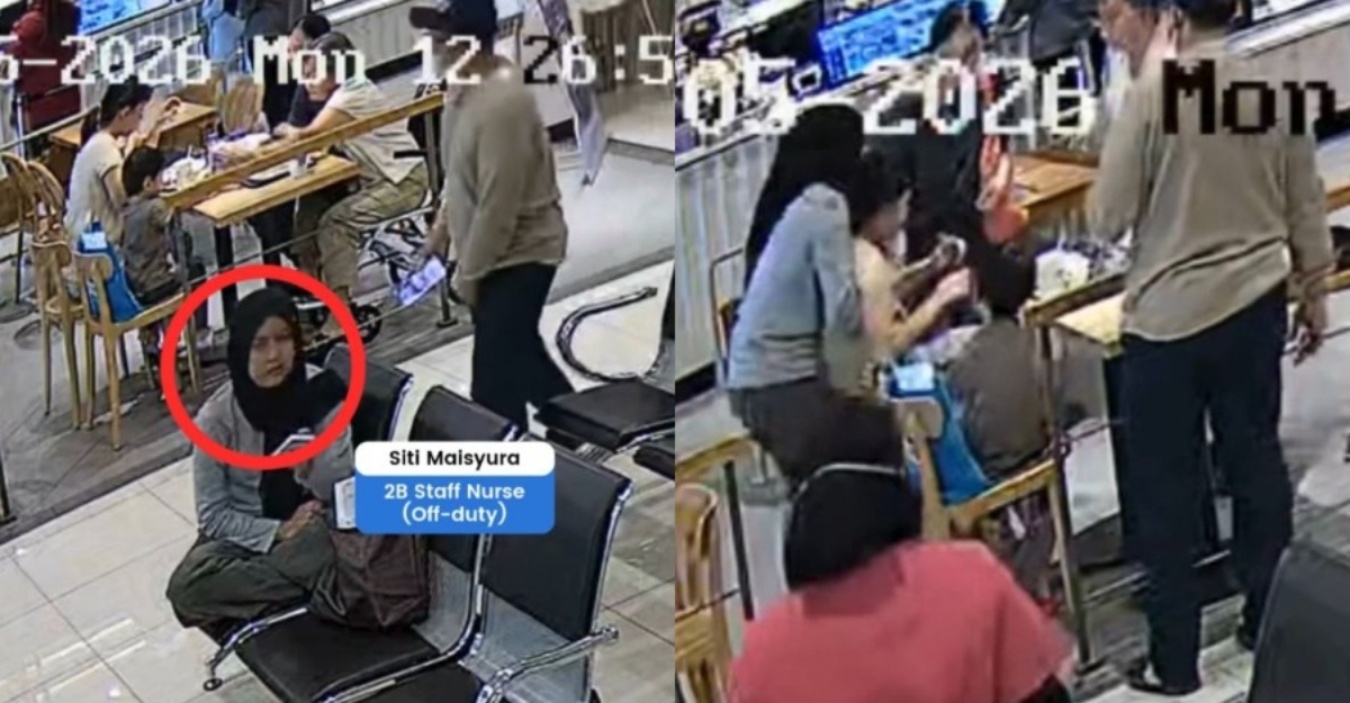 nurse saves choking woman