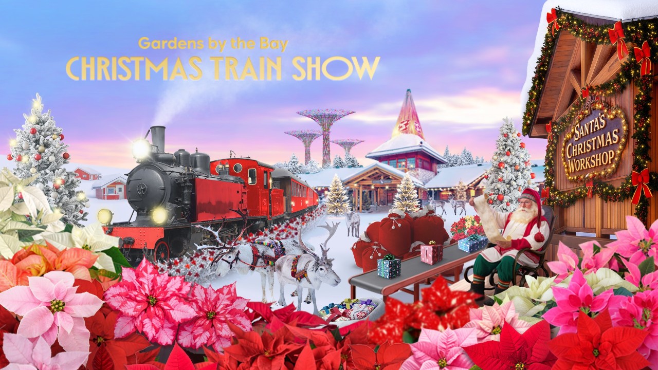 Christmas Train Show Credits To Gardens By The Bay
